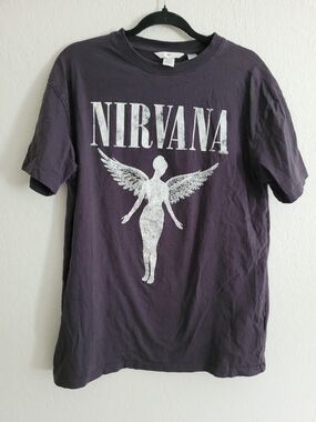 H&M  Oversized NIRVANA Crewneck Tee